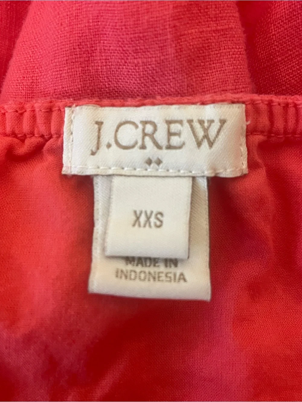 J.Crew Linen Coral Dress